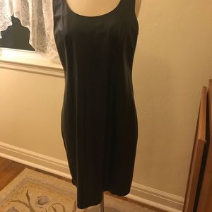 Faux leather sheath dress Calvin Klein size 10